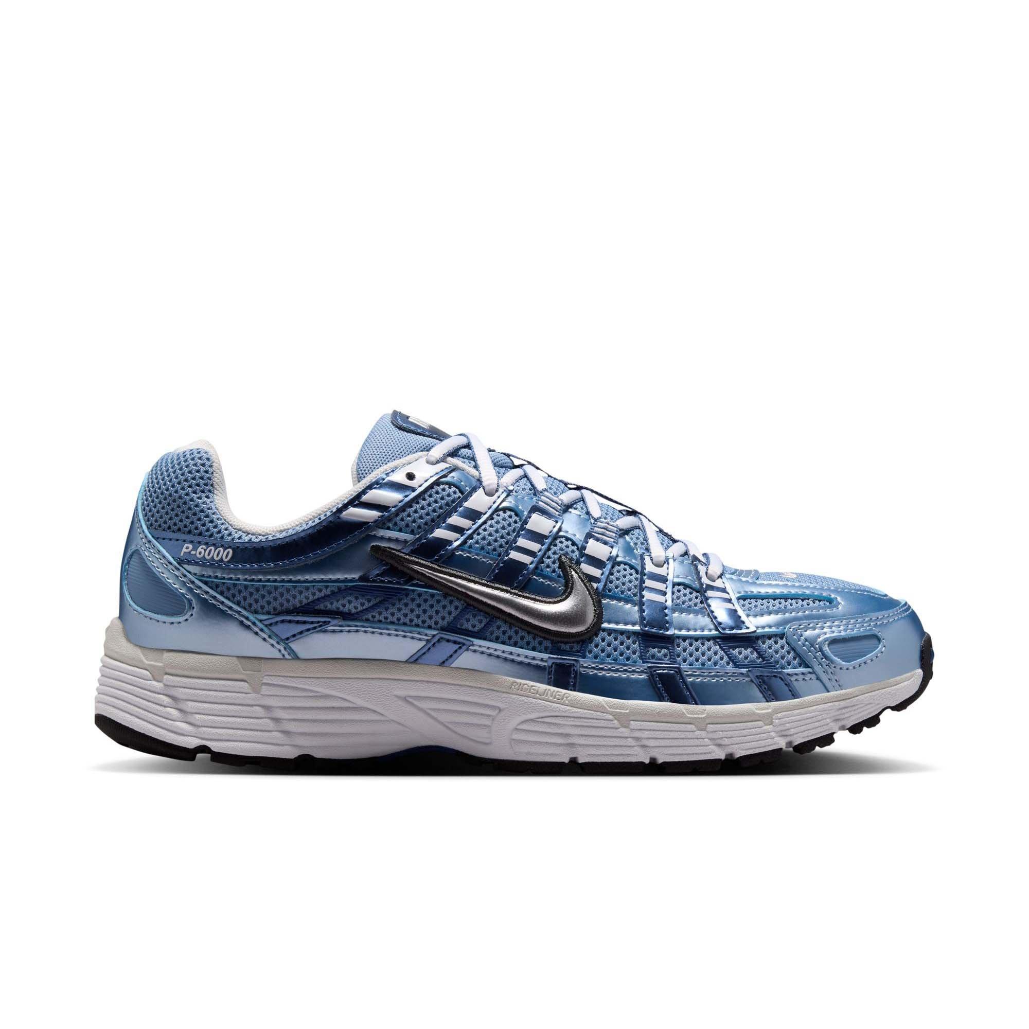 Nike P-6000 "Work Blue/Metallic Silver/Hydrogen Blue" Women's Shoe - BLUE/SILVER/NAVY